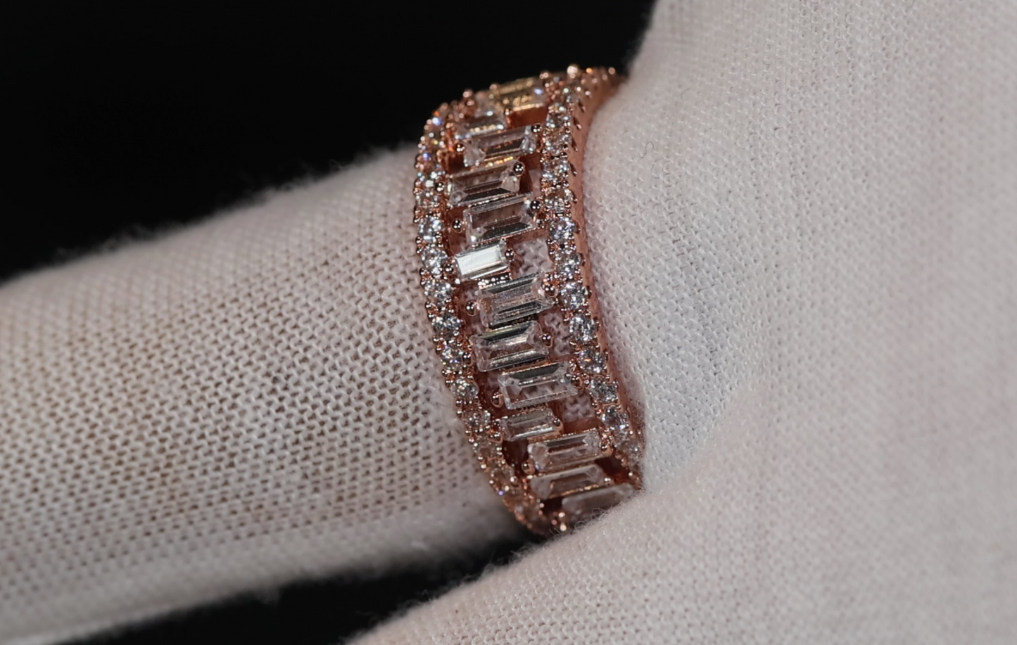 Rose Gold Eternity Ring | Rose Gold Diamond Ring | Eternity Ring
