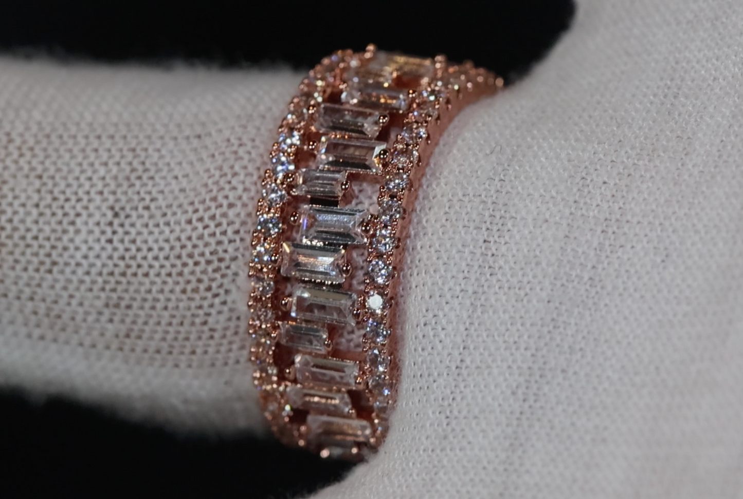 Rose Gold Eternity Ring | Rose Gold Diamond Ring | Eternity Ring