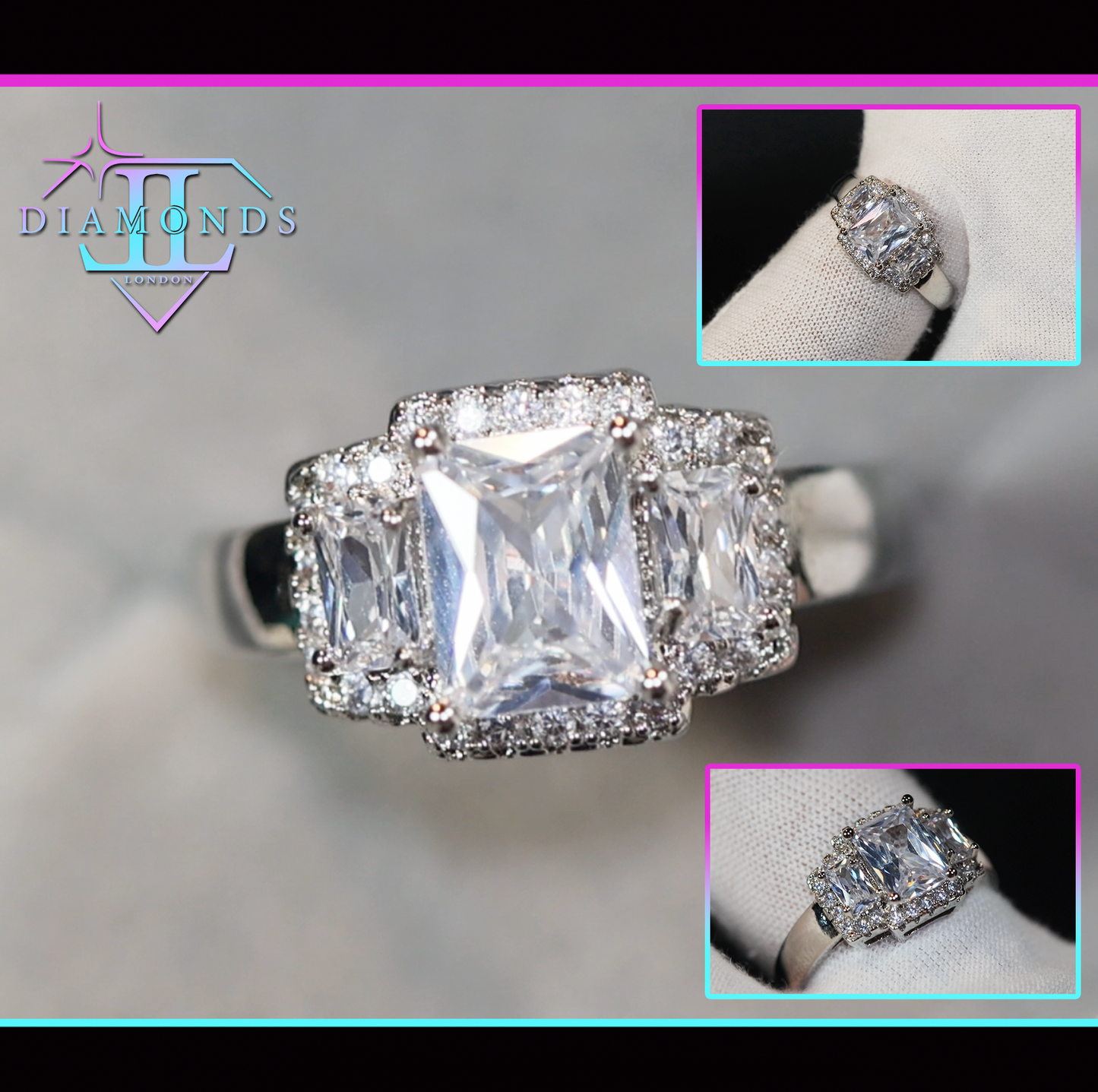 Three Stone Engagement Ring