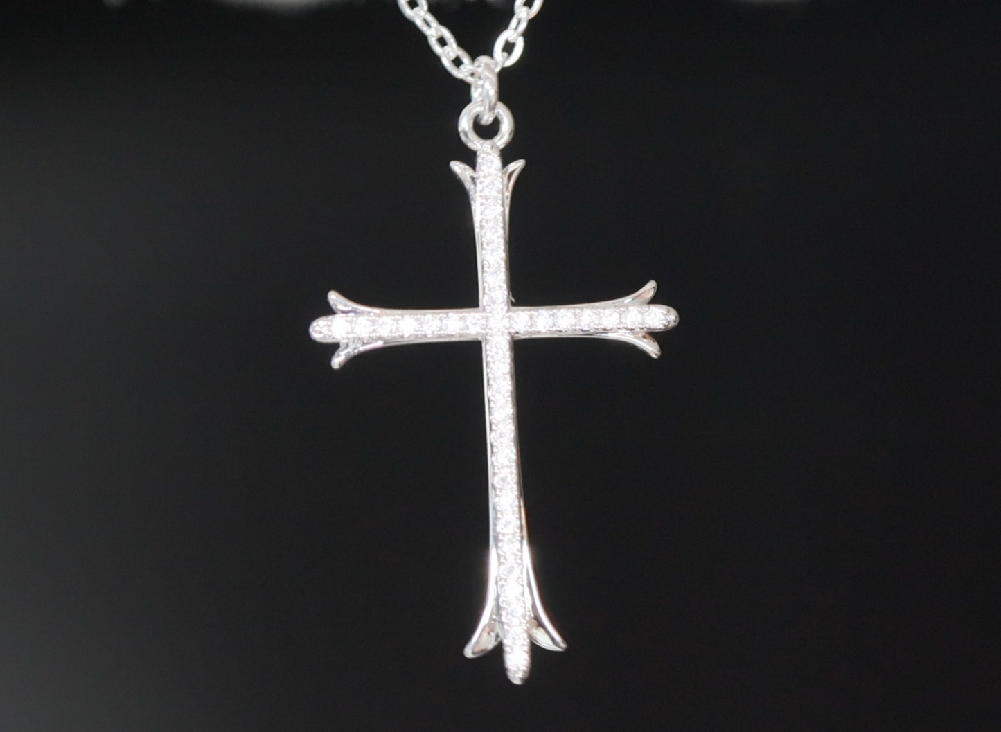 Womens Diamond Cross Pendant | Womens Cross Necklace