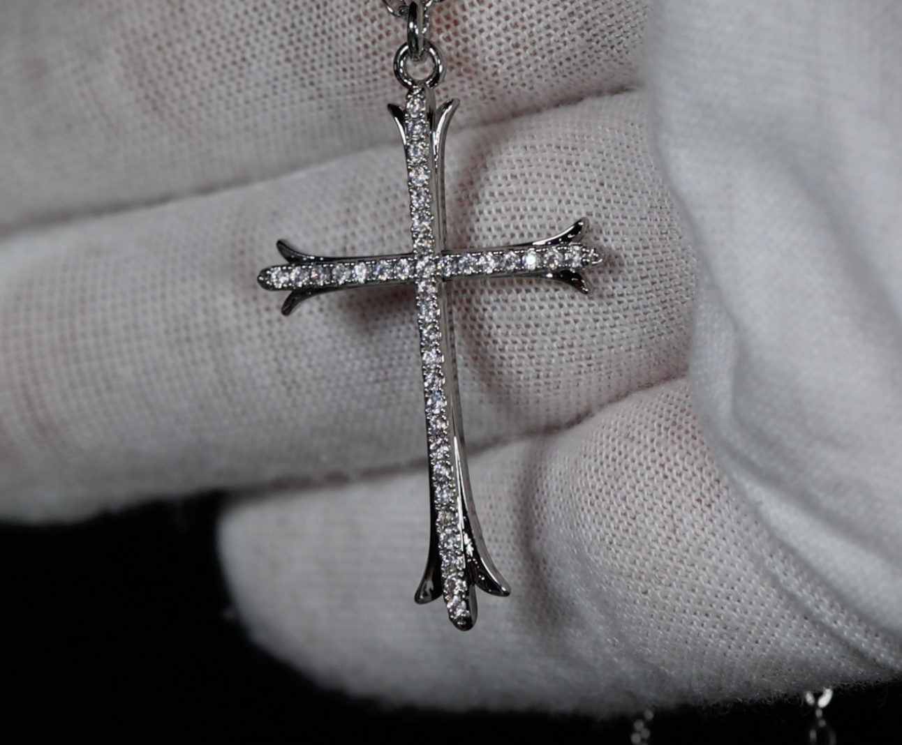 Womens Diamond Cross Pendant | Womens Cross Necklace