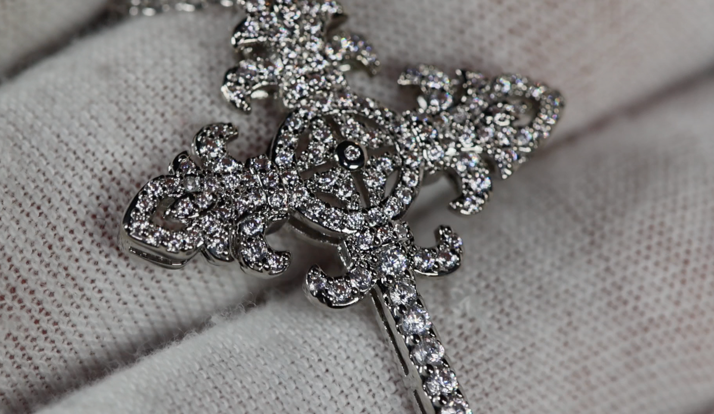 Womens Cross Necklace | Cross Pendant and Necklace | Womens Diamond Cross Pendant