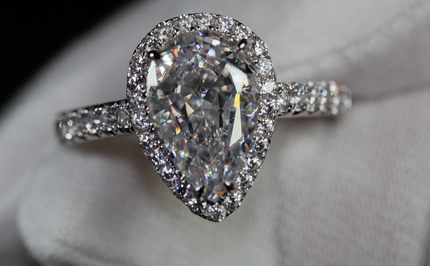 Womens Lab Grown Diamond Ring