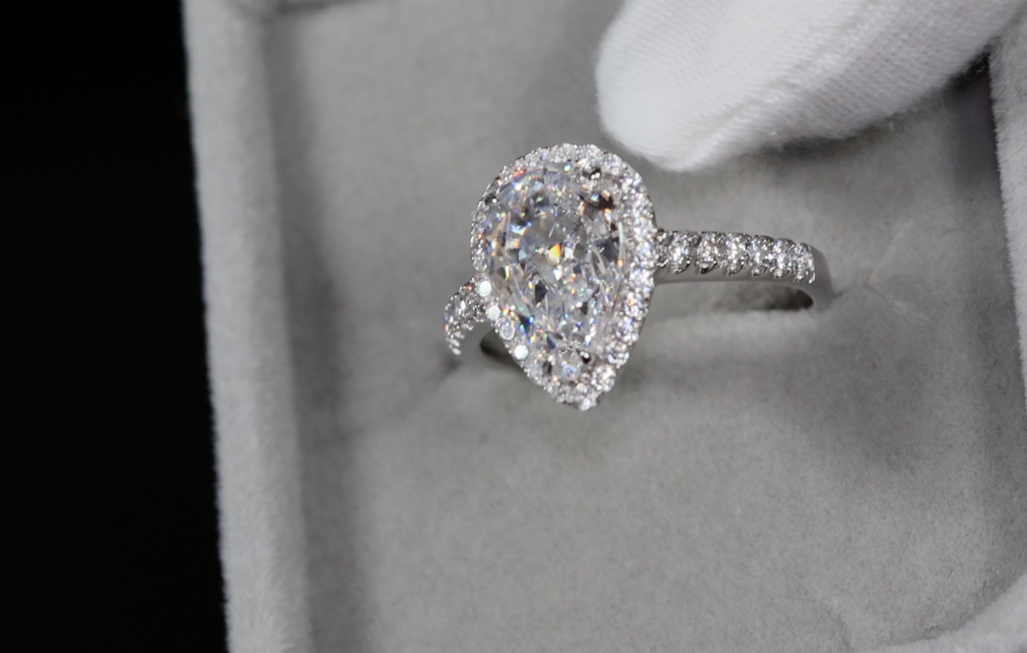 Womens Lab Grown Diamond Ring