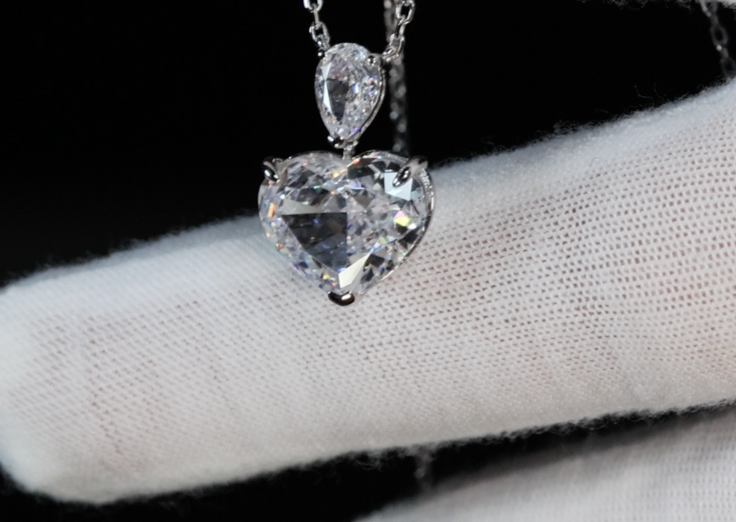 5.0 Carat Diamond Heart Pendant | Heart Diamond Pendant