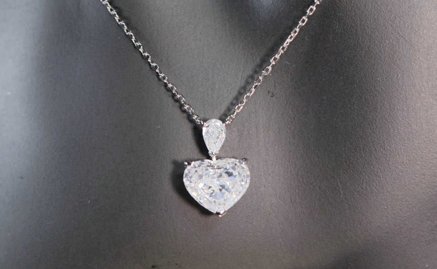 3.0 Carat Diamond Heart Pendant | Heart Diamond Pendant