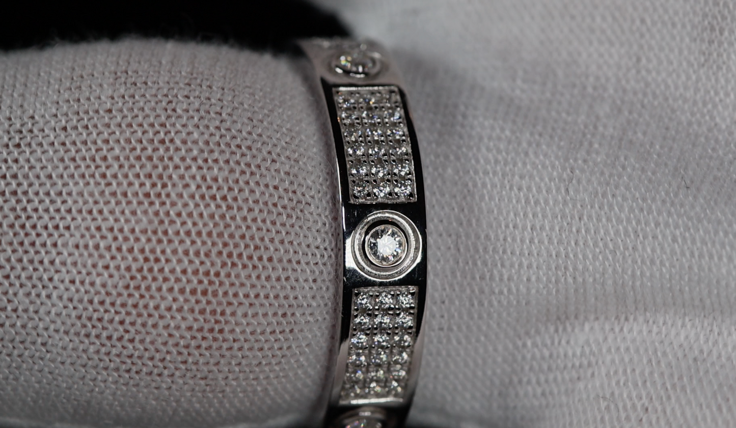 Moissanite Diamond Wedding Band | Mens Moissanite Wedding Ring