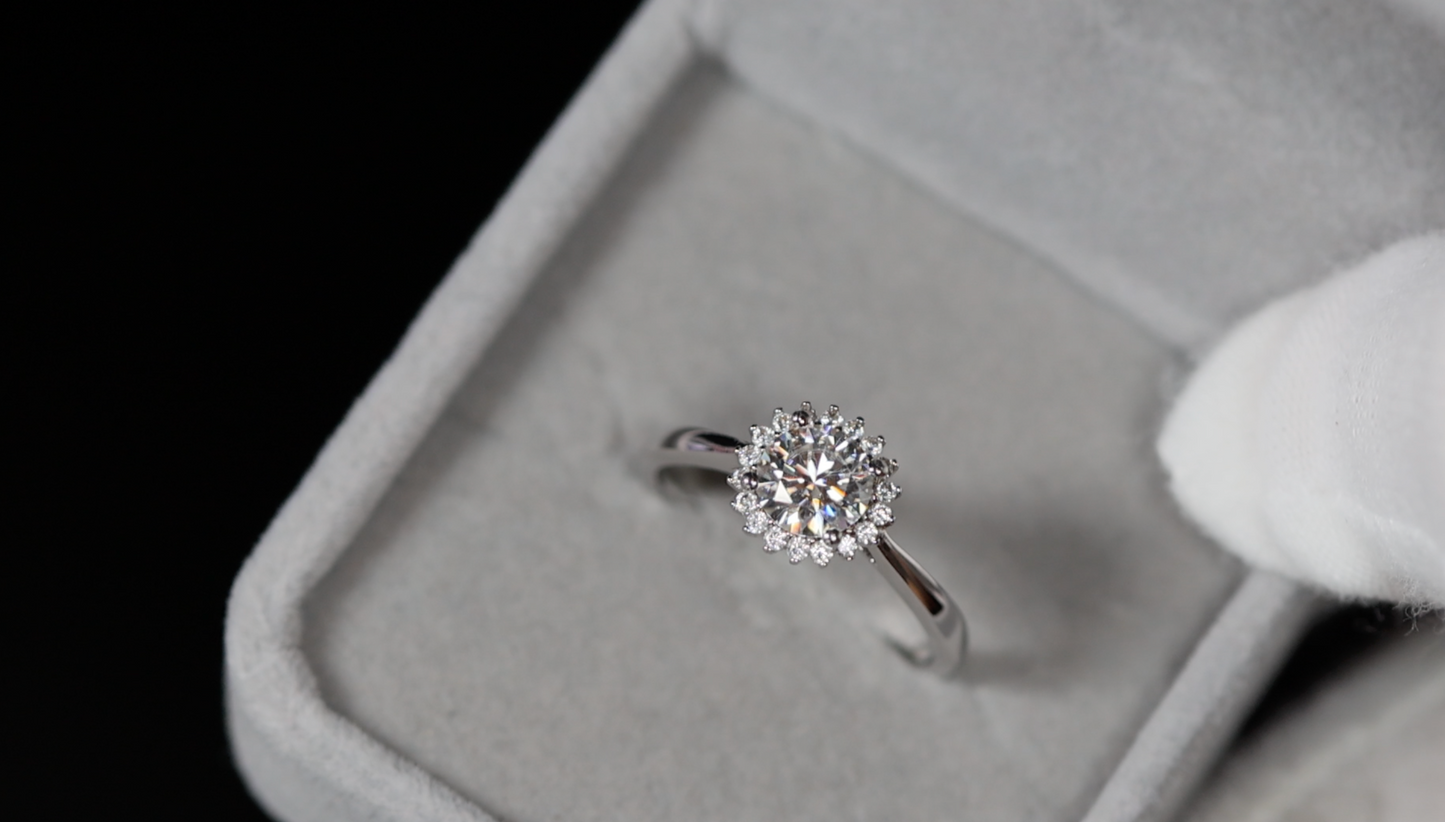 White Gold Diamond Ring