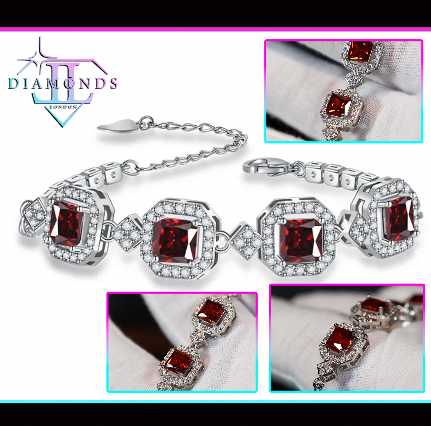 Red Diamond Bracelet