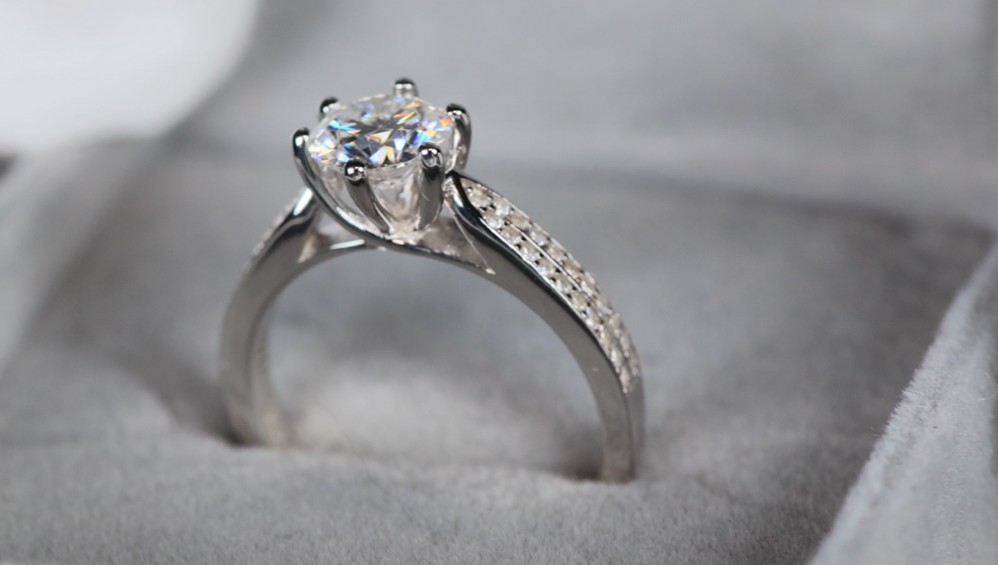 Womens Engagement Ring | Moissanite Ring For Women