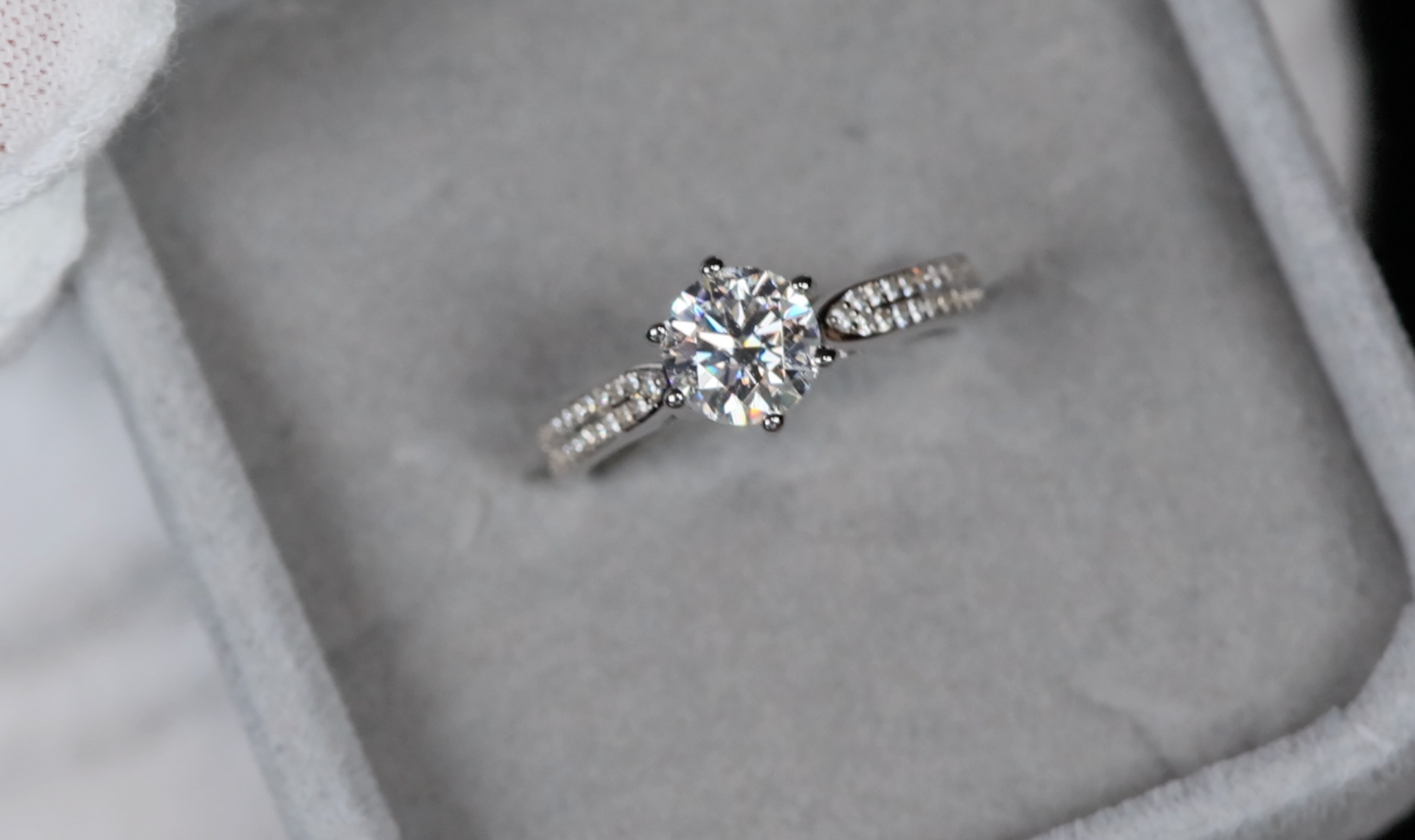 Womens Engagement Ring | Moissanite Ring For Women