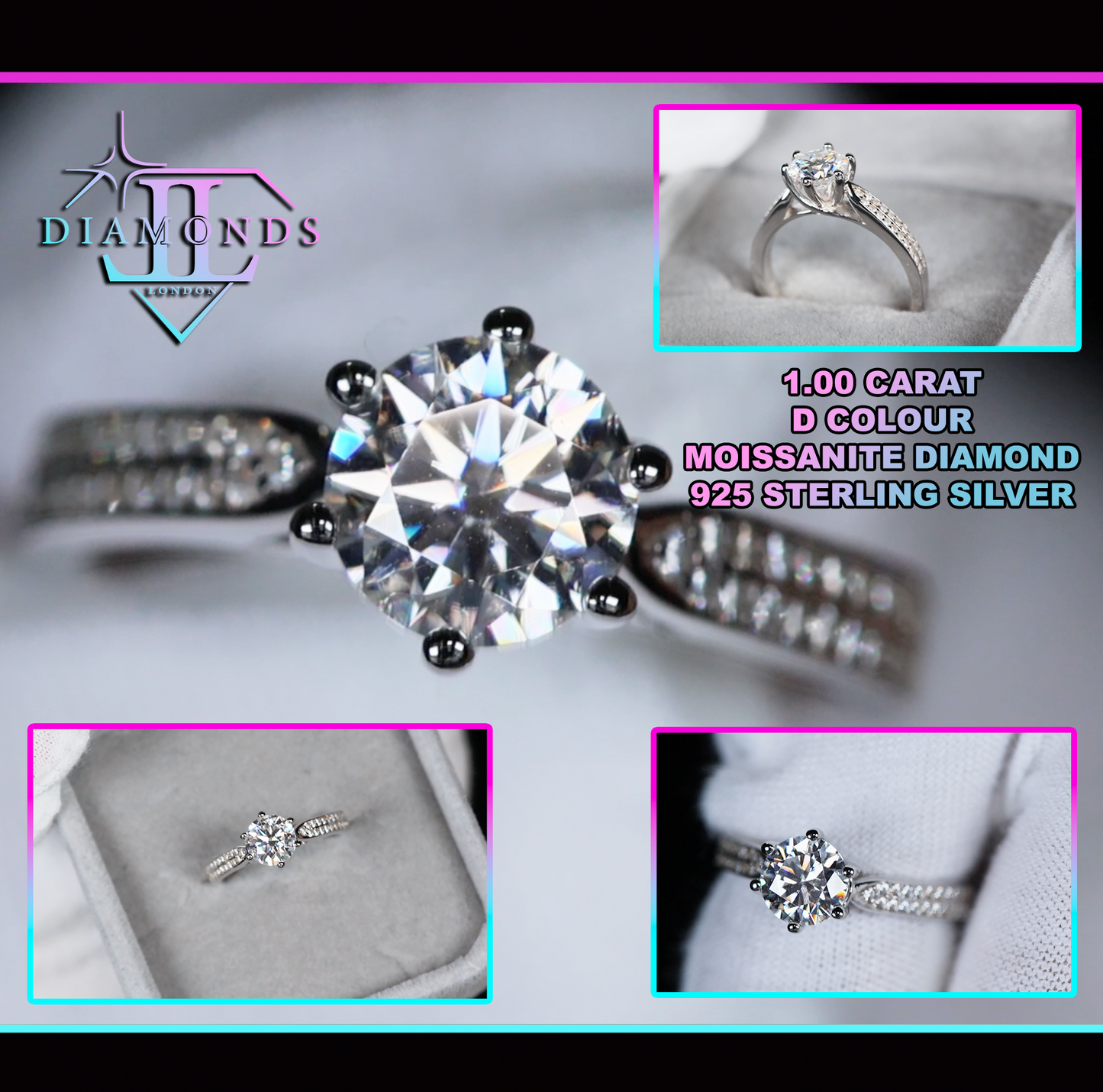 Moissanite Ring For Women
