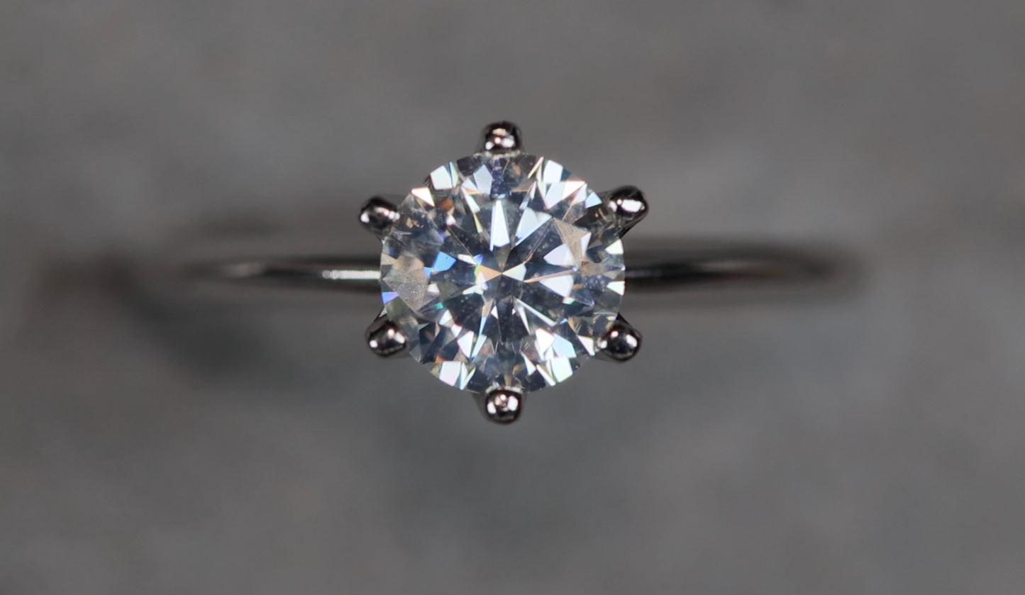 Womens Moissanite Ring | Moissanite Diamond Engagement Ring