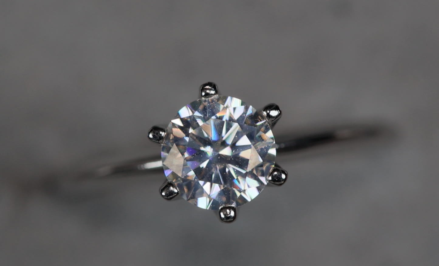 Womens Moissanite Ring | Moissanite Diamond Engagement Ring