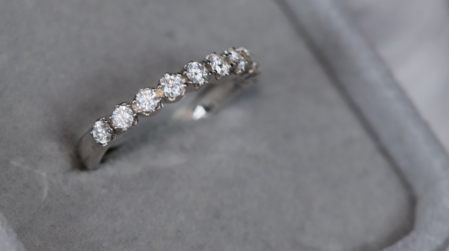 Womens Moissanite Ring