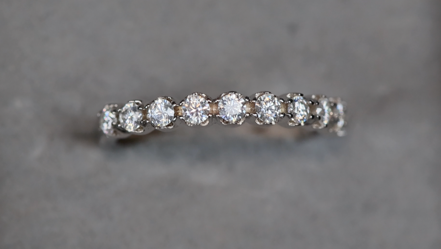 Womens Moissanite Ring