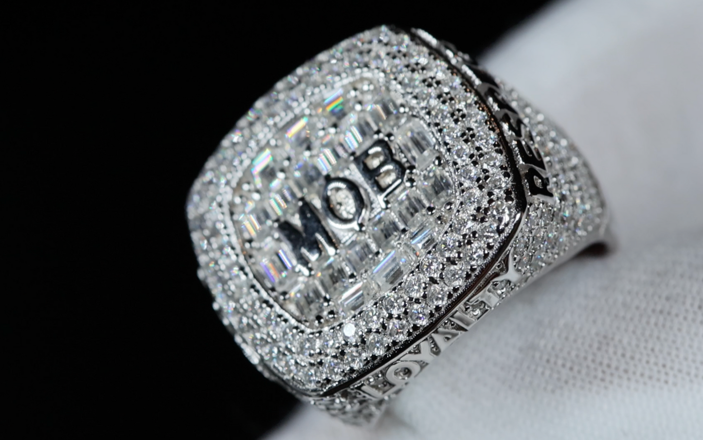 mens lab diamond ring