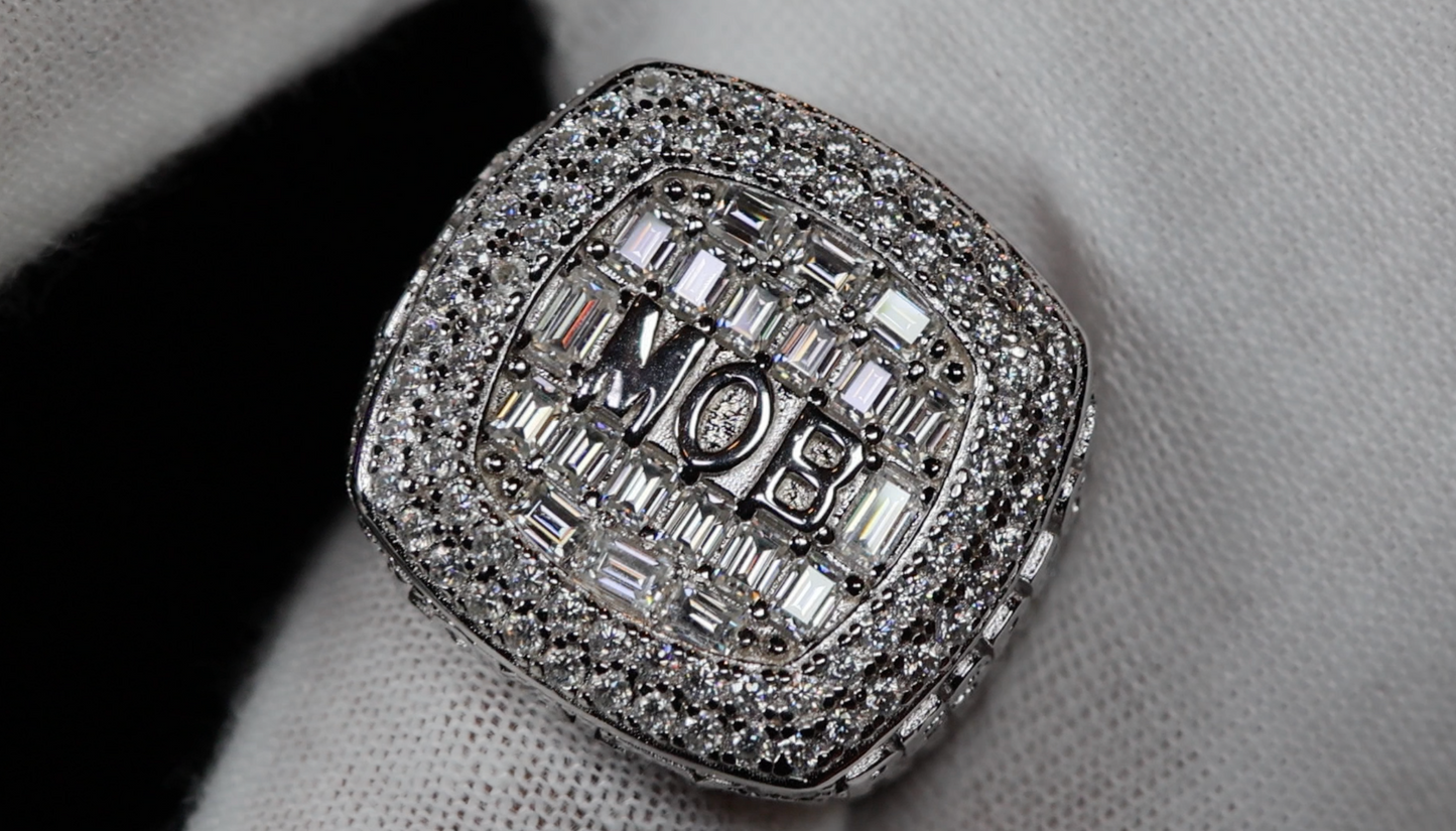 moissanite hip hop jewelry