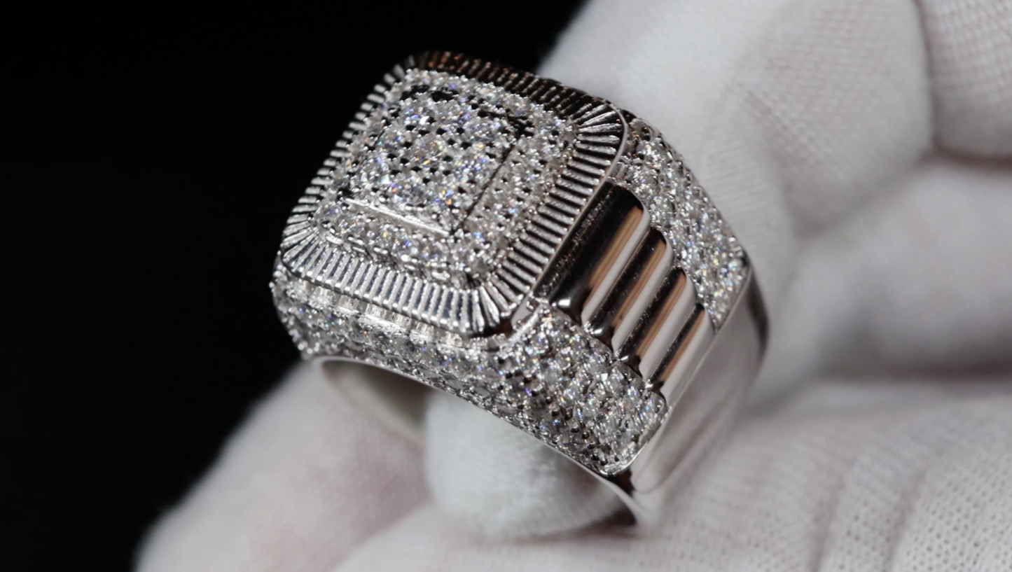 hthp diamond hip hop ring