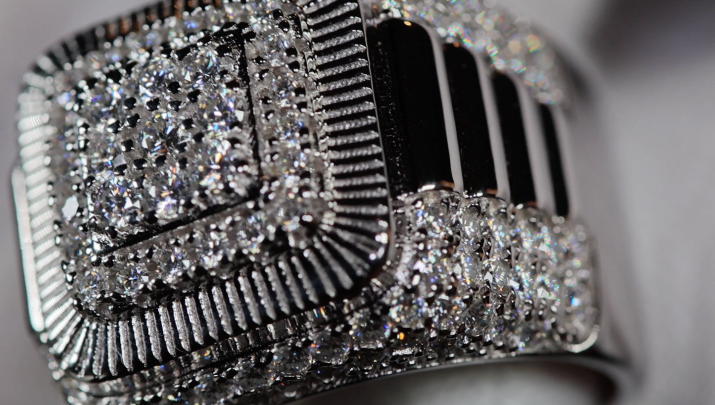 moissaite hip hop jewellery