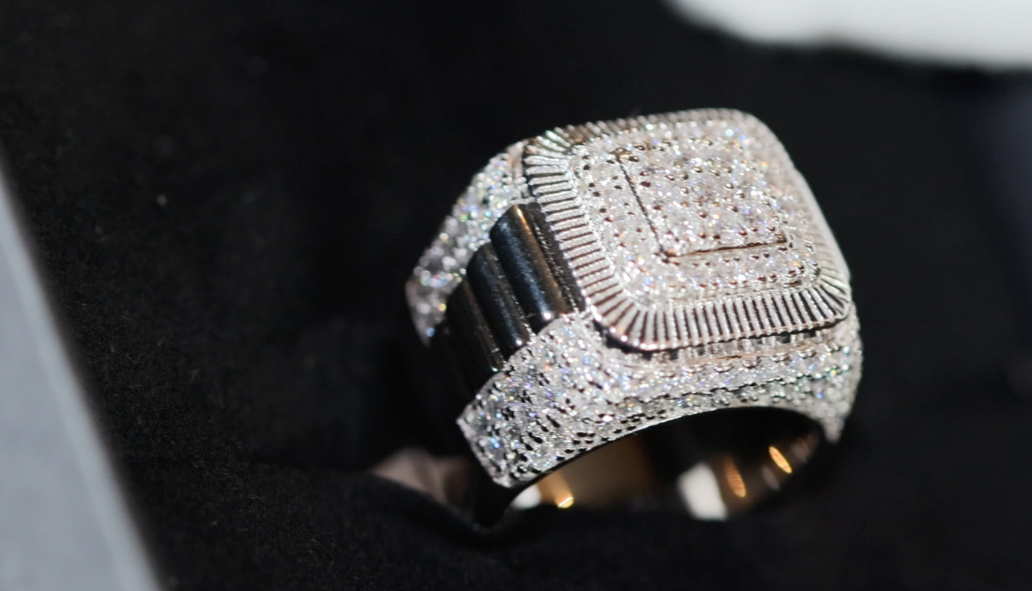 hthp diamond hip hop ring