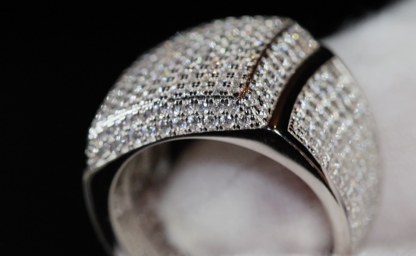 big mens moissanite wedding rings