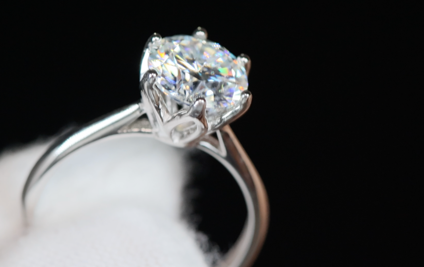 Womens Moissanite Engagement Ring | Moissanite Engagement Rings