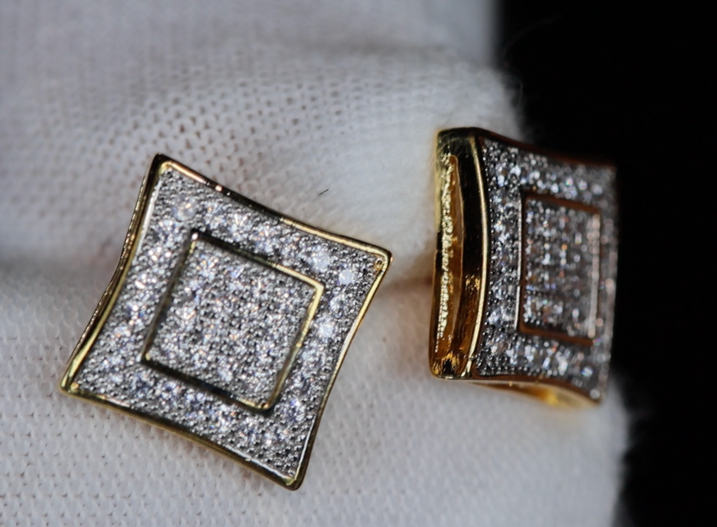 Womens Diamond Ear Studs | Mens Diamond Ear Studs | Gold Ear Studs