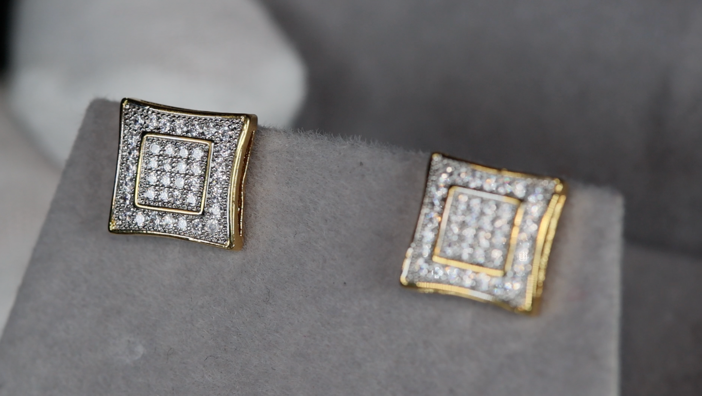 Womens Diamond Ear Studs | Mens Diamond Ear Studs | Gold Ear Studs