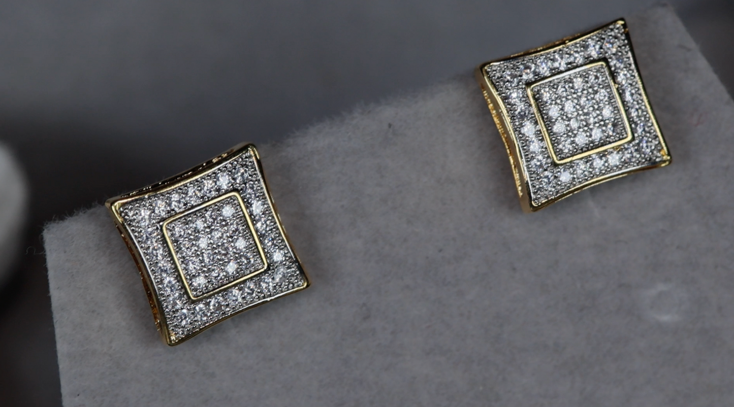 Womens Diamond Ear Studs | Mens Diamond Ear Studs | Gold Ear Studs