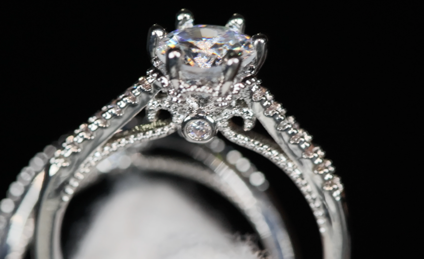 Womens Wedding Ring Set | Engagement Ring Set | Wedding Ring