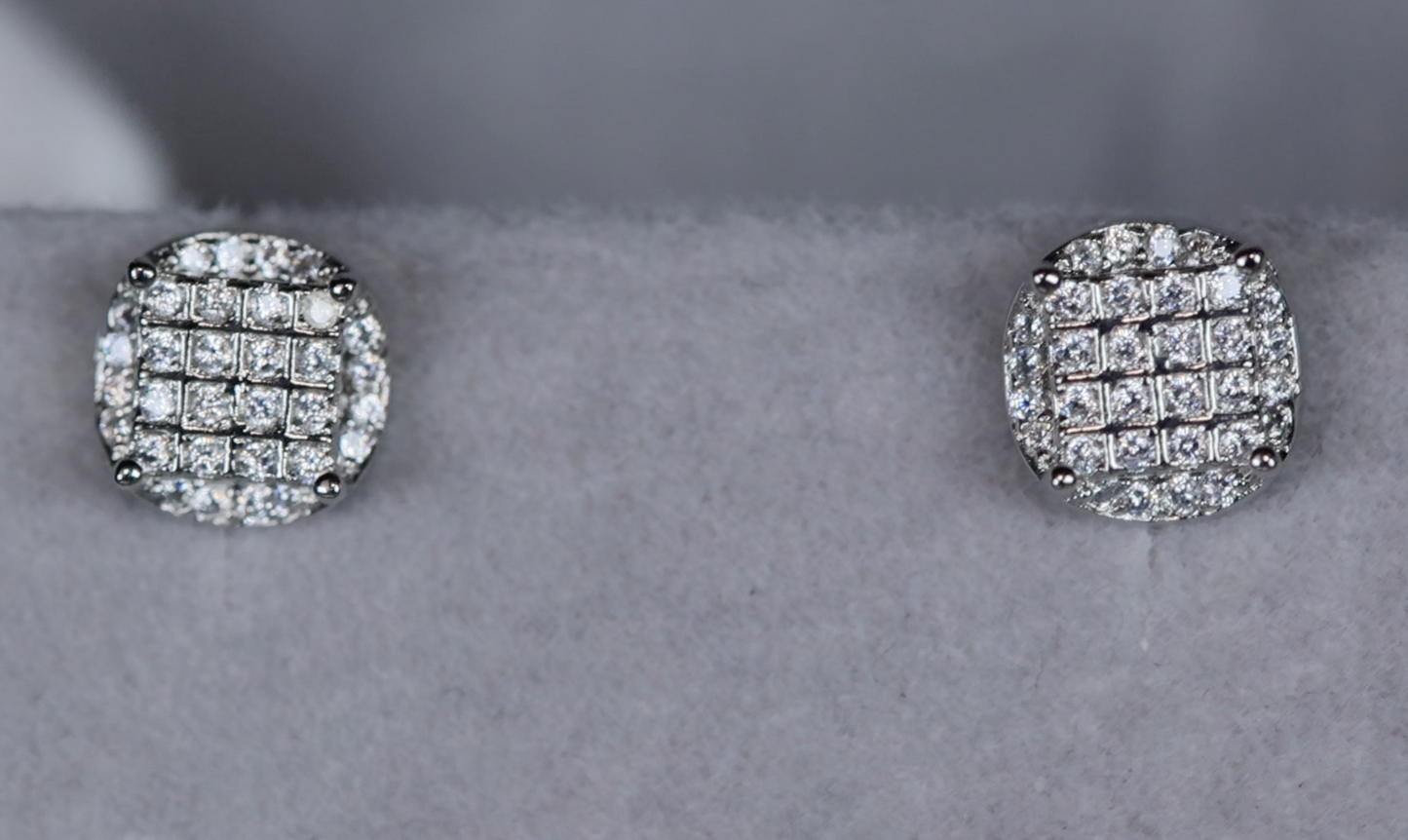 Womens Diamond Ear Studs | Mens Diamond Ear Studs | Ear Studs | Iced Out Ear Studs