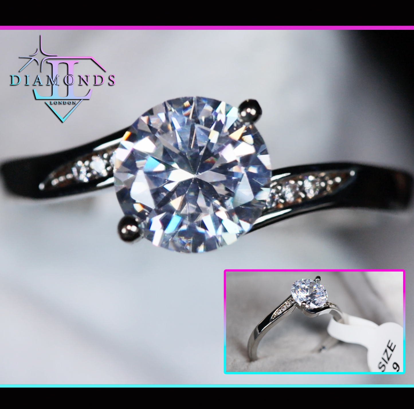 Womens Engagement Ring | Round Diamond Engagement Ring