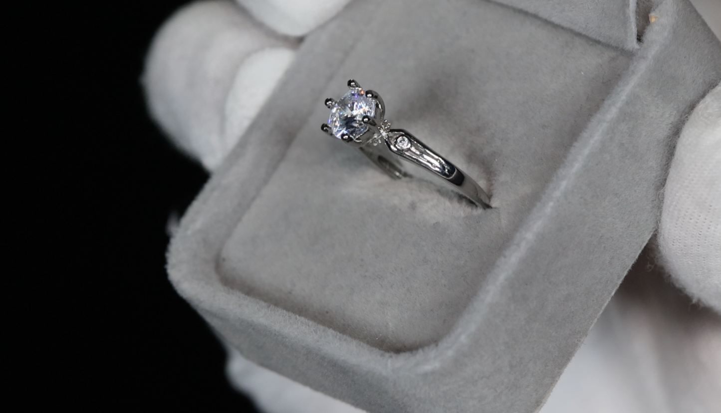 Womens Diamond Engagement Ring