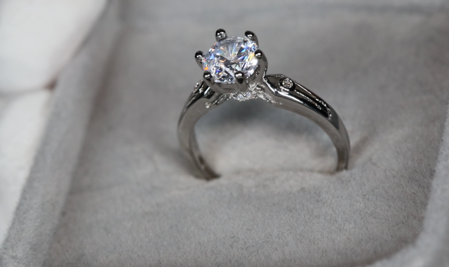 Womens Diamond Engagement Ring