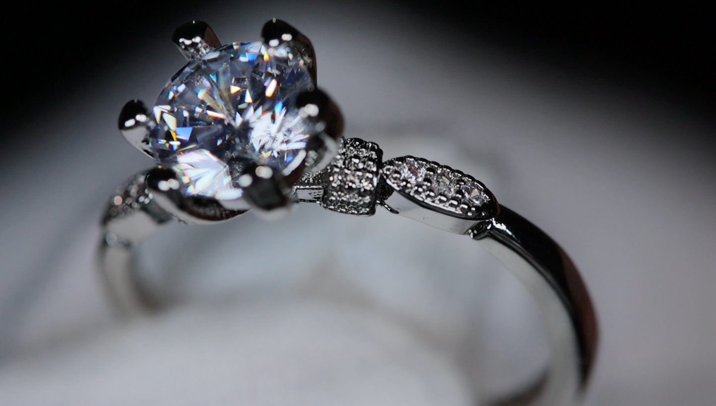 Womens Diamond Engagement Ring