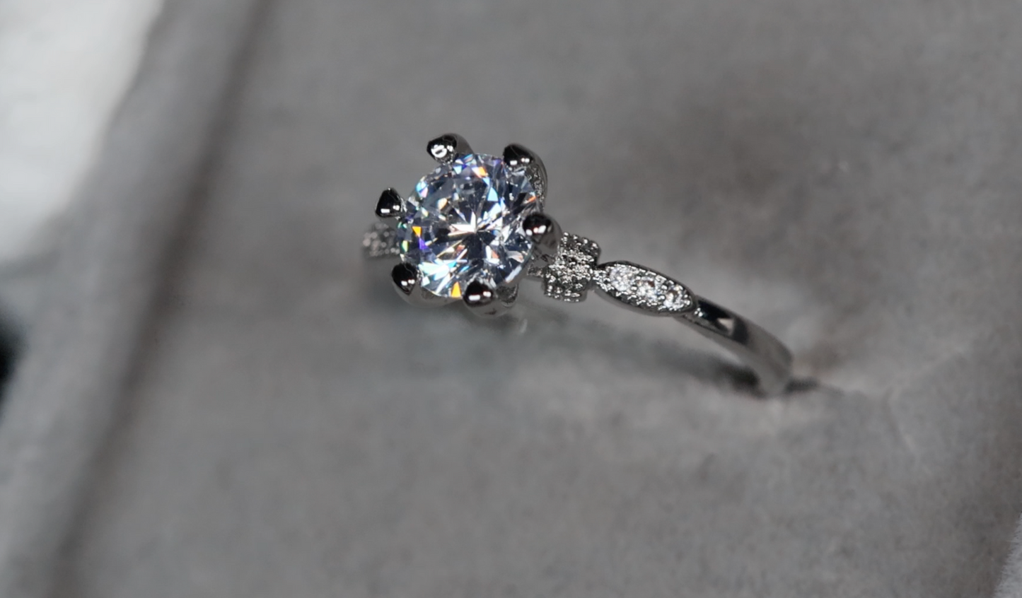Womens Diamond Engagement Ring