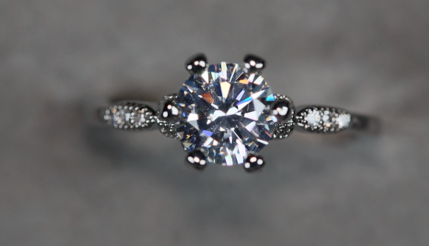 Womens Diamond Engagement Ring