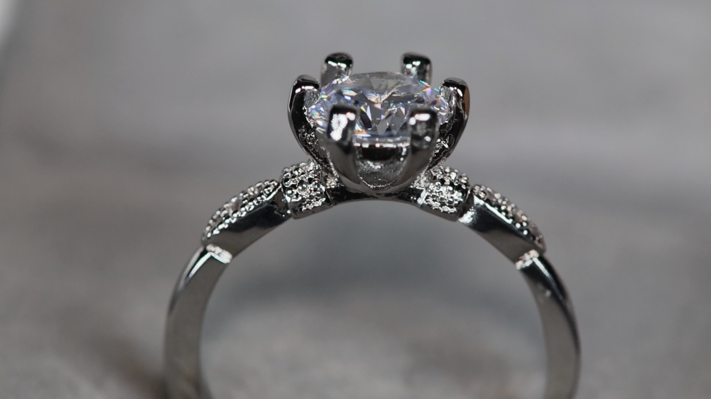 Womens Diamond Engagement Ring
