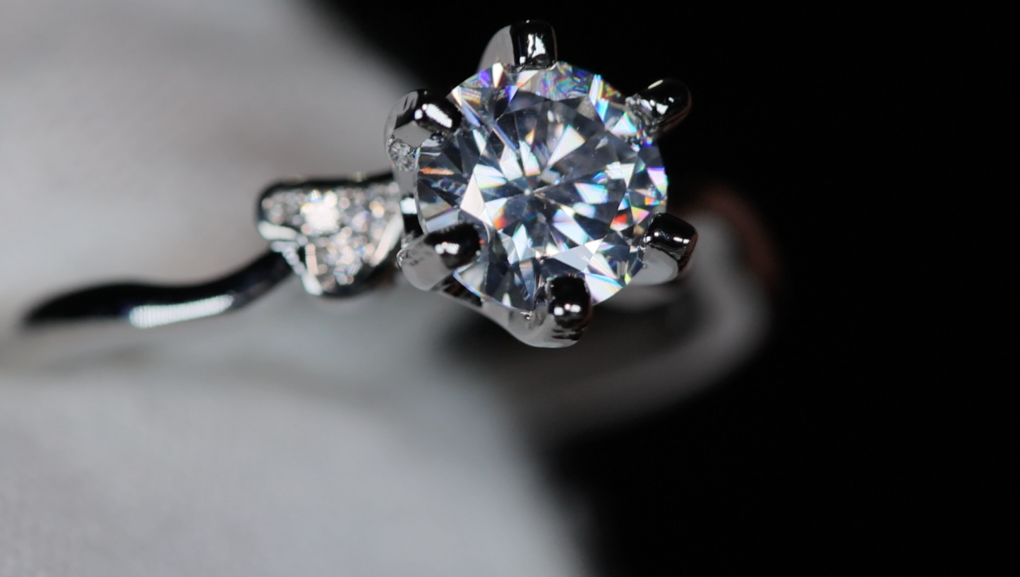 Womens Diamond Engagement Ring