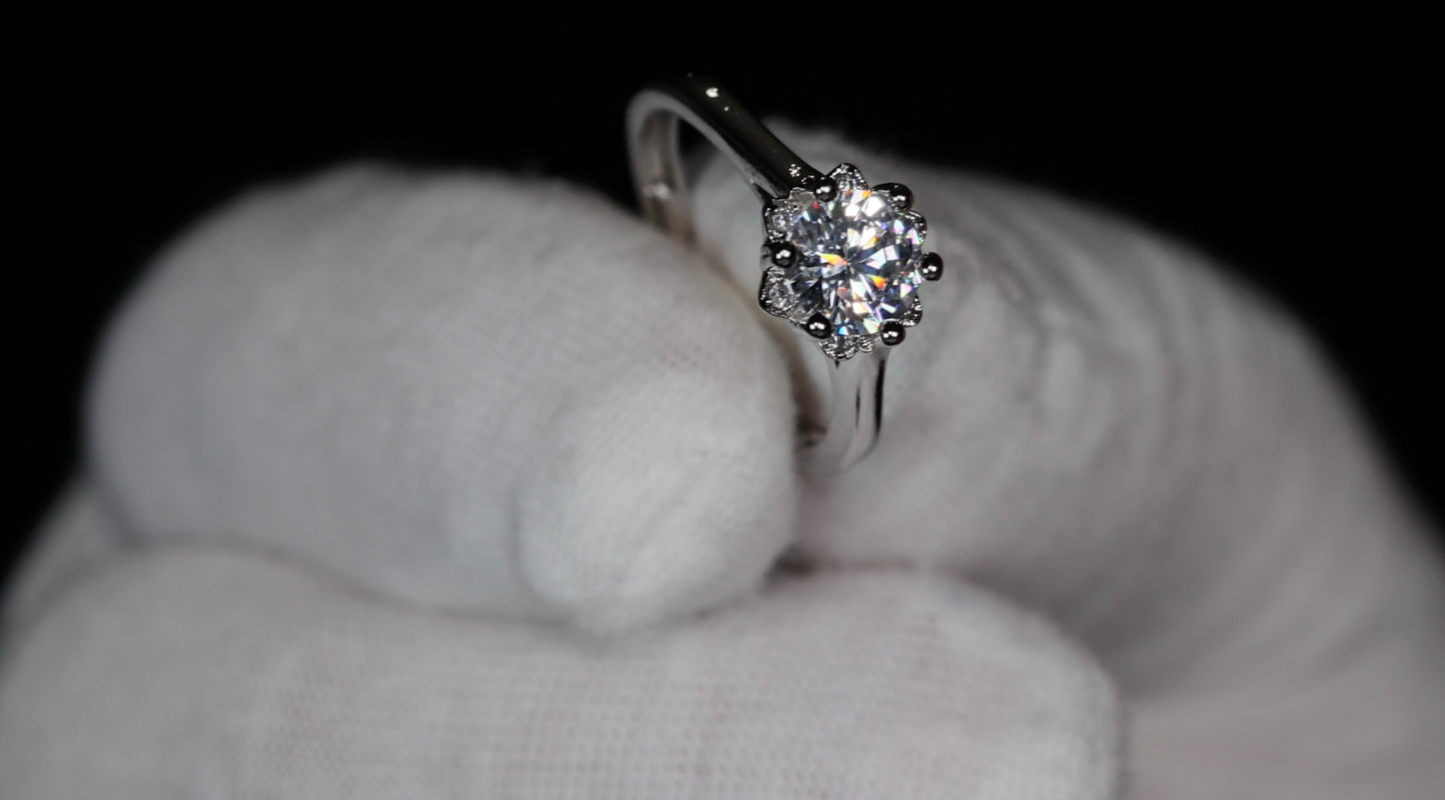 Womens Diamond Engagement Ring