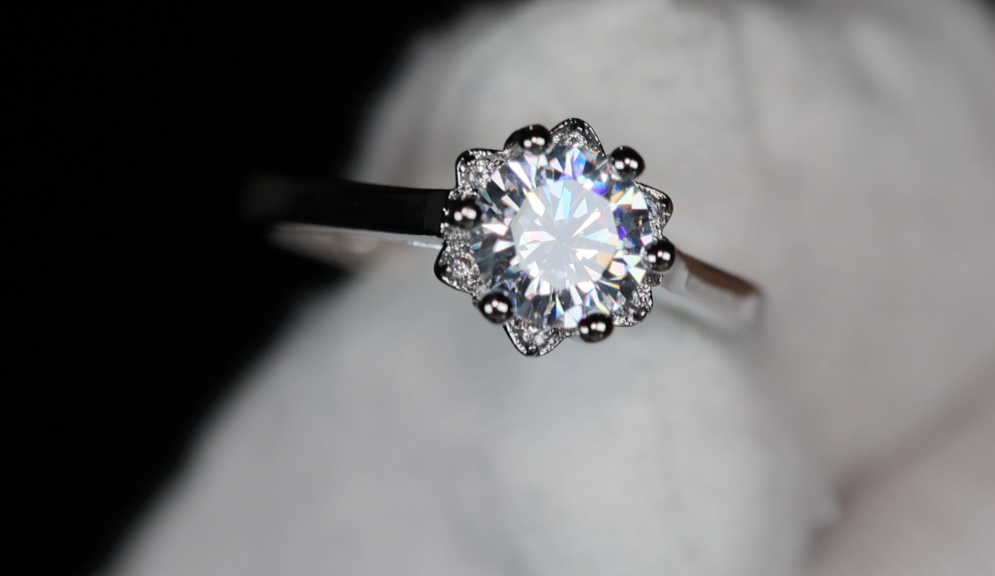 Womens Diamond Engagement Ring