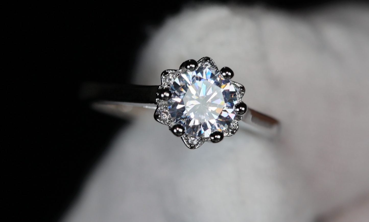 Womens Diamond Engagement Ring