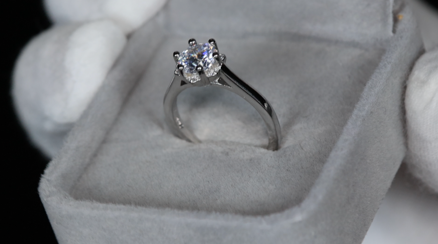 Womens Diamond Engagement Ring