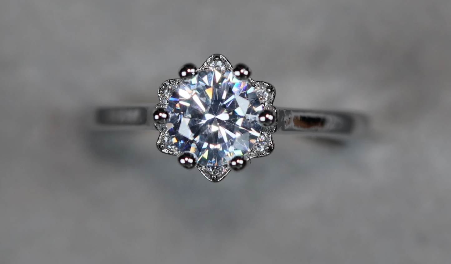 Womens Diamond Engagement Ring