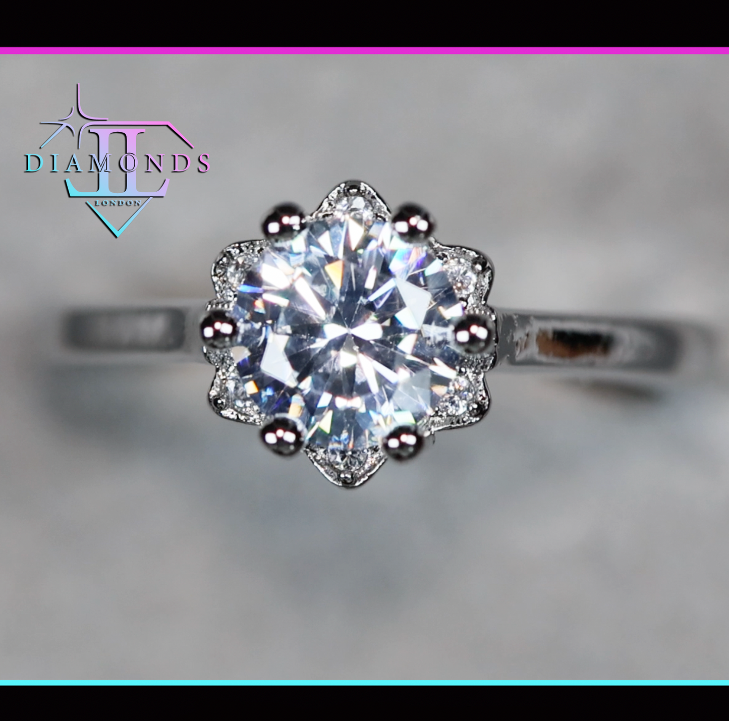 Womens Diamond Engagement Ring