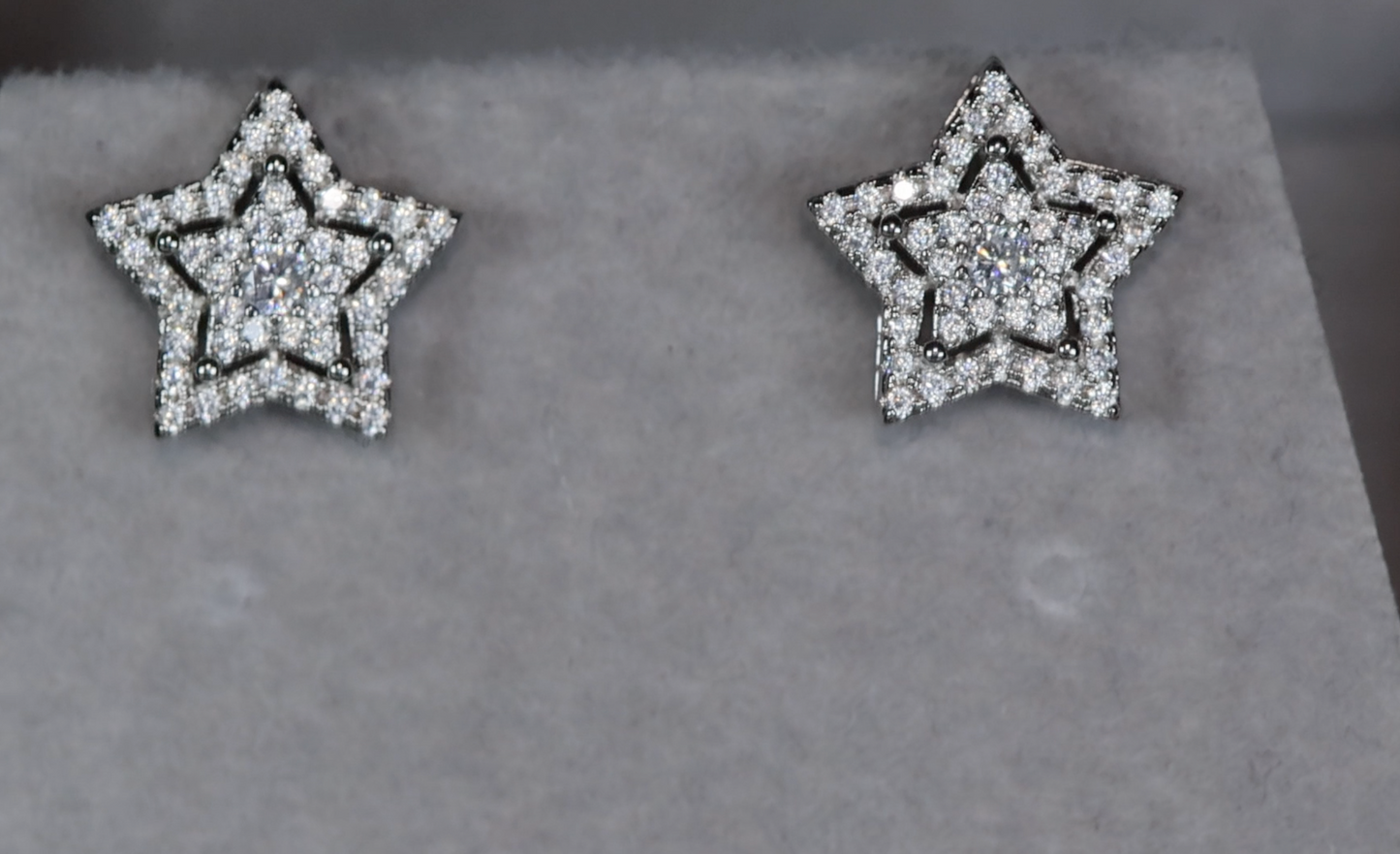 Diamond Star Ear Studs