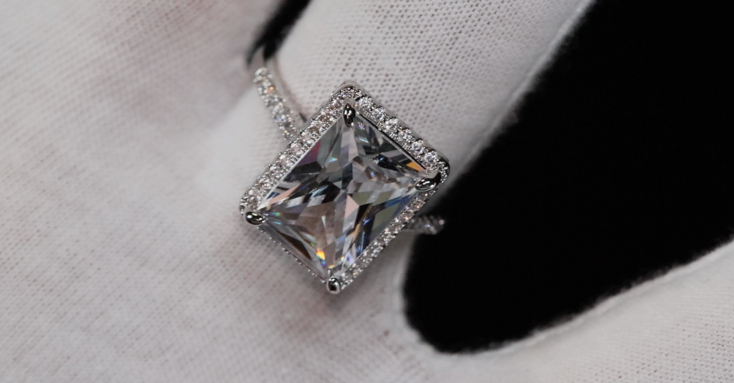 Womens Big Diamond Ring