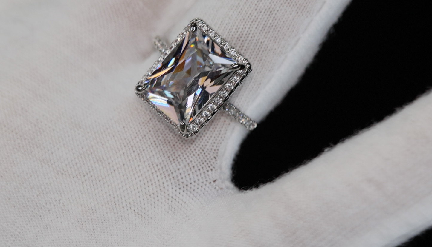 Womens Big Diamond Ring