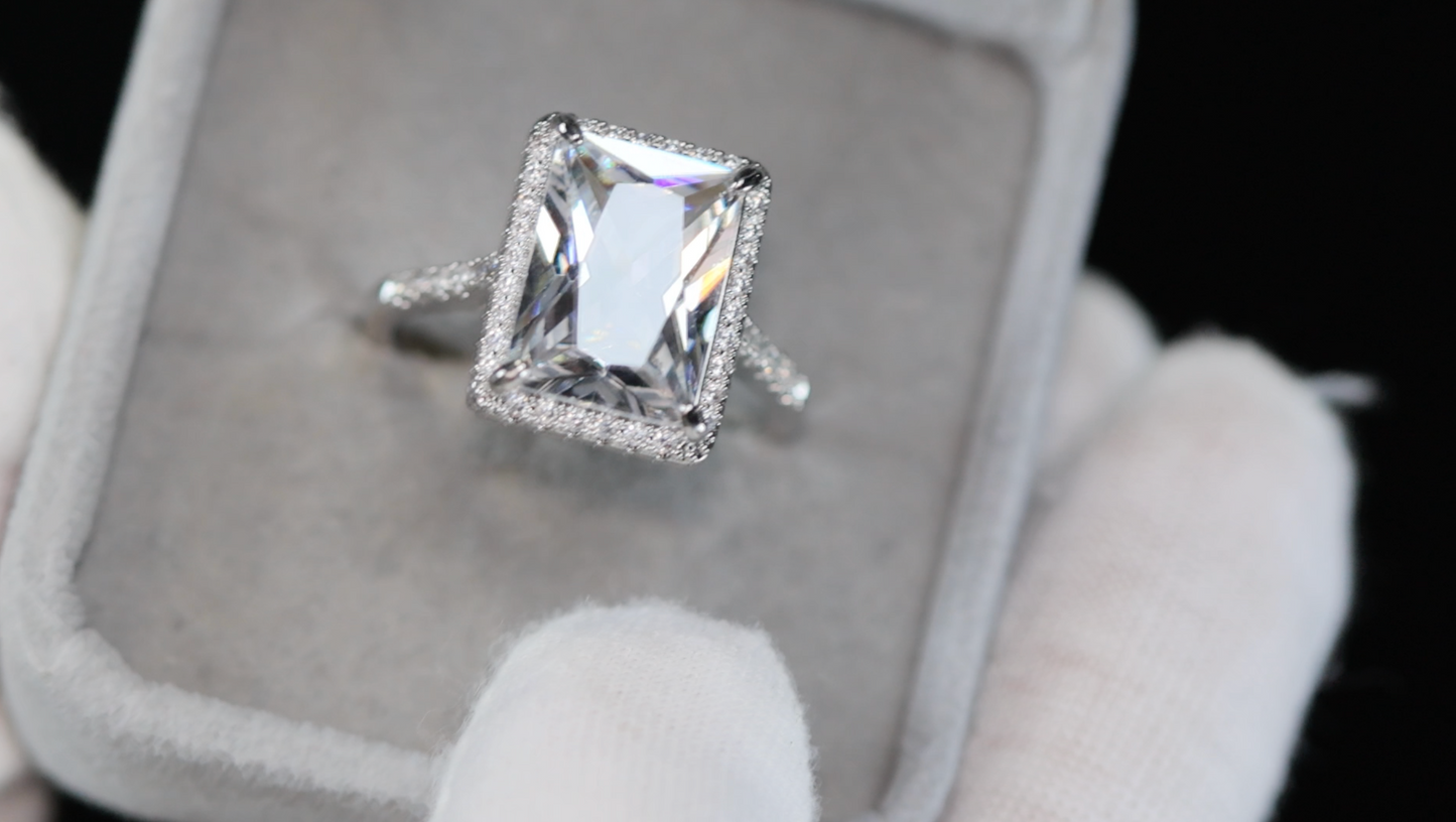 Womens Big Diamond Ring